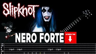 【SLIPKNOT】 Nero Forte  cover by Masuka  LESSON  GUITAR TAB [upl. by Lucinda414]