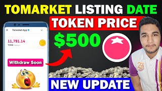 Tomarket Listing Data amp Withdraw Token  Tomarket Airdrop New Update  Tomarket Price Prediction [upl. by Nesline]