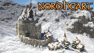 Nordic Minecraft Castle Nordhearth  Cinematic amp Tour [upl. by Werna]