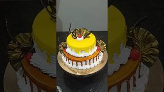 Pineapple butterscotch cake cakecakedesign bestbirthdaycakedesignforgirl birthdaycake [upl. by Ingar]