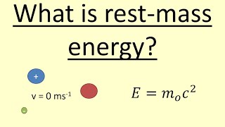 508 What is rest mass energy [upl. by Aggappora]