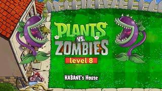 Plants vs Zombies™  Day  Lv8  plantsvszombies pvz gameplay [upl. by Ecilahs288]