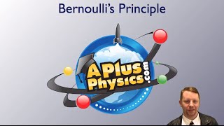 AP Physics 2  Bernoullis Principle [upl. by Remliw728]