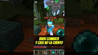 Uy bro re intenso el combate 😅 minecraft minecraftmemes shorts [upl. by Ingram47]