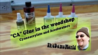 Cyanoacrylate quotSuper Gluequot in Woodworking [upl. by Pradeep]