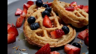 Whole Wheat Waffles Base Recipe [upl. by Halullat]