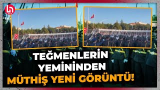 Teğmenlerin yemininden yeni görüntüler ortaya çıktı Aynı anda koşarak kılıçlarını çektiler [upl. by Sila]