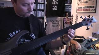 Pasqualino Marajà  Mina In Studio  Bass Cover Ita [upl. by Icrad]