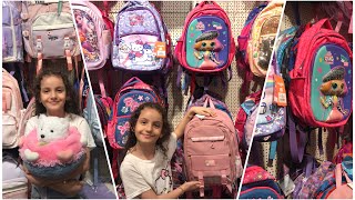 getting a Backpack for schoolGirls school pack bag collection 2024 [upl. by Adams501]