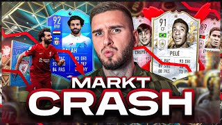 FIFA 22 MARKT CRASH  VERKAUFE ICH MEINE BASE ICON INVESTITIONEN 👀😱 [upl. by Timothea]