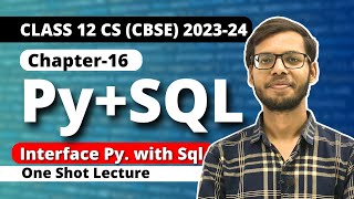 Interface Python with MySQL One Shot  Chapter 16  connecting with mysql database  Class 12 [upl. by Irep]