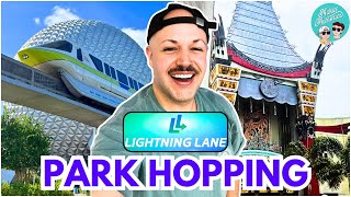 Park Hopping With Lightning Lane Multi Pass  EPCOT amp Hollywood Studios  Disney World 2024 [upl. by Cheyney]