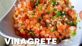 COMO FAZER VINAGRETE Receita De Uma Vinagrete Simples e Que fica DELICIOSA [upl. by Padraic]