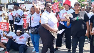 Activists Chant To Kasongo Song At End Of 16 Days Of Activism Against Femicide Protests In Nakuru [upl. by Ettezzil541]