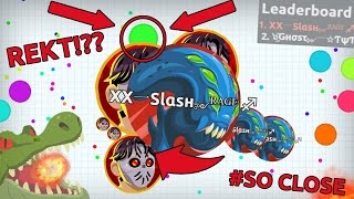 MOST INTENSE LAST MAN STANDING EVER VERSUS GHOST  Agario Gameplay SO CLOSE  Slash VS Ghost [upl. by Marolda]