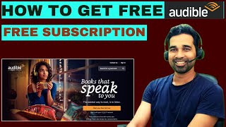 How To Get Amazon Audible For Free  Audible Free Membership  How to get audible for free [upl. by Newra268]