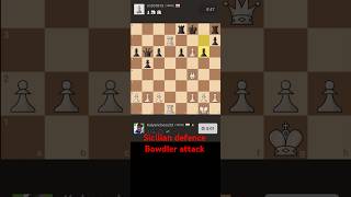 Bowdler attack Sicilian defence chess gaming chessmate chesspuzzle chesstactics [upl. by Gore982]