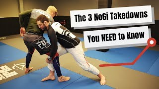 3 NoGi Takedowns You Need to Know  With Olympic Silver Medalist Travis Stevens [upl. by Naitsirhk671]