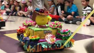 Hoffman Elementary 2018 Fiesta parade Shoebox [upl. by Llerot]