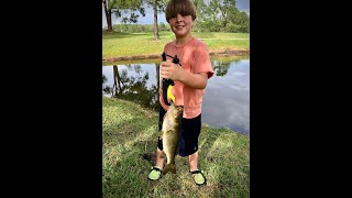 Masons first Bass all by himself at 9 years old [upl. by Egiaf]