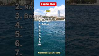 Can You Guess these Countries Capitals quiz capital country guess shortsfeed [upl. by Einnel141]