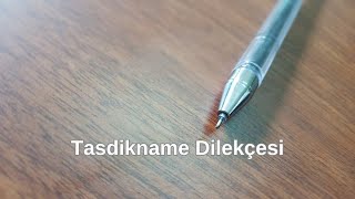 Veli Tasdikname Dilekçesi Örneği  Tasdikname Nasıl Yazılır [upl. by Annavaj]