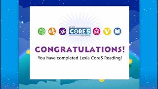 Completed Level 1 Finished Lexia Core5 Reading [upl. by Alia]