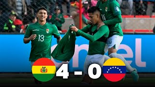 BOLIVIA vs VENEZUELA 40  RESUMEN y GOLES  ELIMINATORIAS SUDAMERICANAS 2026 [upl. by Lathe654]