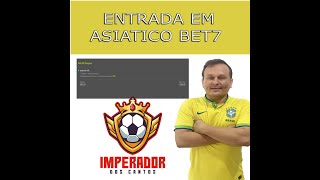 Aprenda de uma vez por todas escanteios Asiaticos bet7  passo a passo [upl. by Neerahs]