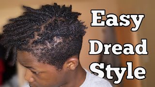 High Top Dreads  Nice amp Easy Dreadlock Styles [upl. by Ahsinotna]