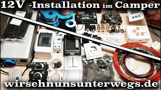 ⚡️🔌 12VElektrik im Camper  DIN VDE 010072119  AusbauVlog80  wirsehnunsunterwegsde [upl. by Ahsilrak]