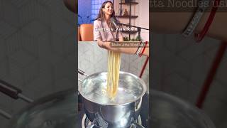 Healthy version Noodles homemade aata noodles shorts ytshorts celebrity food recipe viralvideo [upl. by Ennad311]