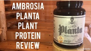 Best Tasting Vegan Protein  Honest Reviews Ambrosia Planta Plant Protein  Sprinkle Cupcake [upl. by Meridith357]