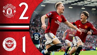 Man United vs Brentford 21 HIGHLIGHTS  Garnacho Goal amp Hojlund Goal vs Brentford [upl. by Htomit8]