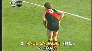 1992  Essendon vs North Melbourne  MCG  AFL FOotball [upl. by Annaear]