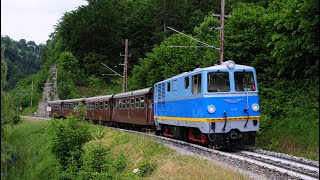 Mariazellerbahn V10 ehemalig ÖBB 209510 mit Doppelausfahrt 209111 in Obergrafendorf 12 6 2021 [upl. by Favin764]