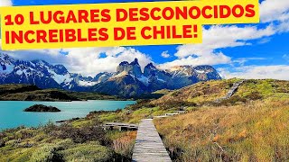 10 INCREIBLES LUGARES DESCONOCIDOS DE CHILE [upl. by Hayyim472]