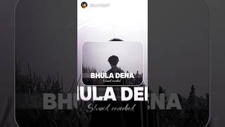 Bhula Dena SlowedReverb Reel [upl. by Maegan]