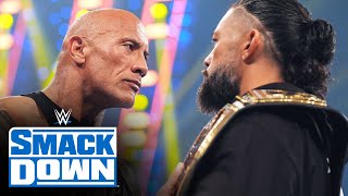 FULL SEGMENT The Rock steps to Roman Reigns on Road To WrestleMania SmackDown Feb 2 2024 [upl. by Zetrac]