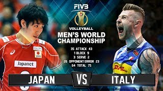 Italy vs Japan  Highlights  Mens World Championship 2018 [upl. by Aziram]