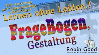 Fragebogen Gestaltung [upl. by Martell442]