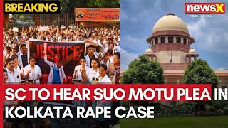 Kolkata Rape Case Supreme Court to Hear Suo Motu Plea on Trainee Doctors Rape and Murder Case [upl. by Alithia465]