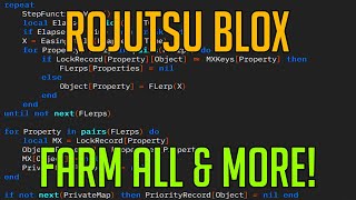 ROJUTSU BLOX  HACKSCRIPT  GAIN HUB [upl. by Schwerin]