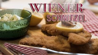 Wiener Schnitzel mit Gurkensalat  Sternekoch Kolja Kleeberg [upl. by Dunham]