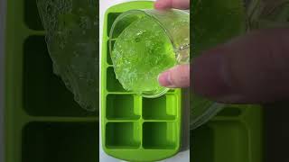 Making ALOE Ice Cubes 🧊 shortsviral shortsfeed shortsyoutube short shortvideo shortsyt [upl. by Lear]