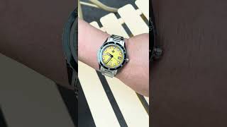 PHOIBOS Argo 200M Automatic Diver Watch PY052F Spiral Sunray Yellow [upl. by Vigen]