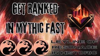 HIT MYTHIC FASTER Historic Leyline of Resonance Magic the Gathering Arena InDepth Deck Tech [upl. by Rowley]