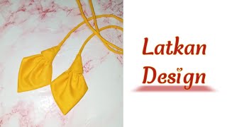 Beautifull Latkan Design  Fabric Latkan  Simple And Easy Latkan [upl. by Krenn284]