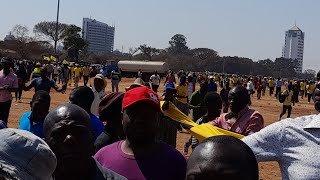 Nelson Chamisa CCC Cross Over Rally At Freedom Square [upl. by Dawkins]