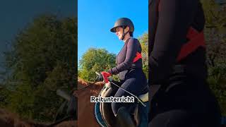 Reiten mit Körperbänder reitstunde Reitlehrerin horselife Reitschüler reiter [upl. by Eladnar]